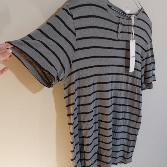 Hudson jeans men  t-shirt linen blend nwt size M - Picture 1 of 6